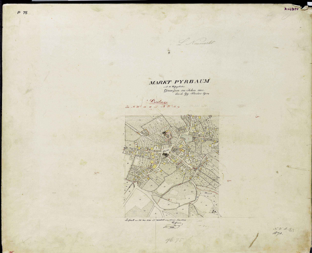 Ein detaillierter alter Stadtplan von Frankfurt, Deutschland, der Straßen, Gebäude, Sehenswürdigkeiten und Text enthält, der Informationen über die Bevölkerung und bemerkenswerte Merkmale bereitstellt.